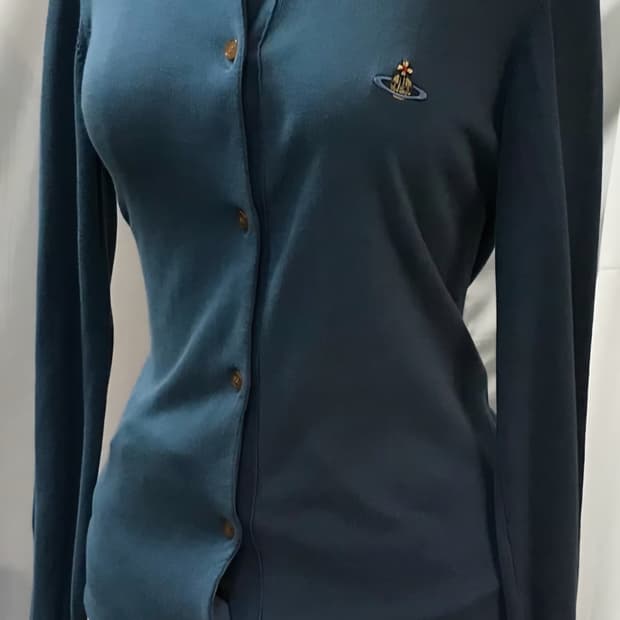 비비안 웨스트우드 가디건 블루 S