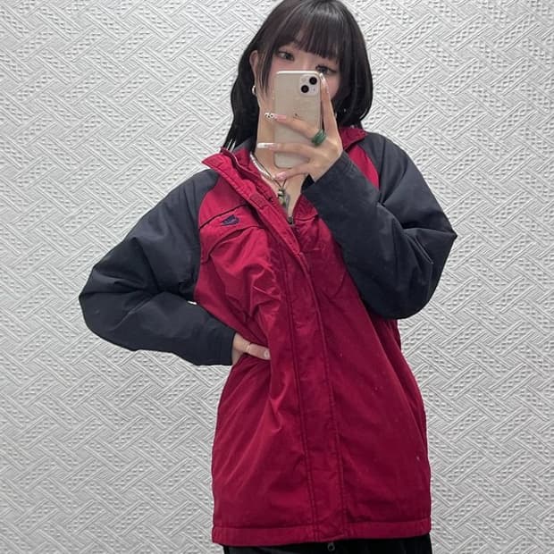 나이키 올드스쿨 레트로 스포티 캐주얼 바람막이 자켓 L C11226