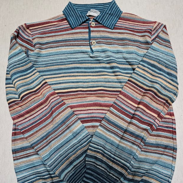 🌈미쏘니 컬러풀 카라 니트/missoni 빈티지 니트 🌈