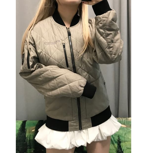 디스커버리 퀄딩 점퍼 자켓 100