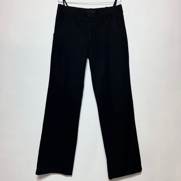 90s 헬무트랭 블랙 트라우저 팬츠