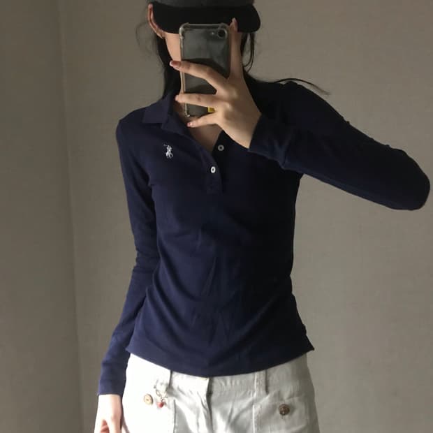 폴로 네이비 슬림핏pk