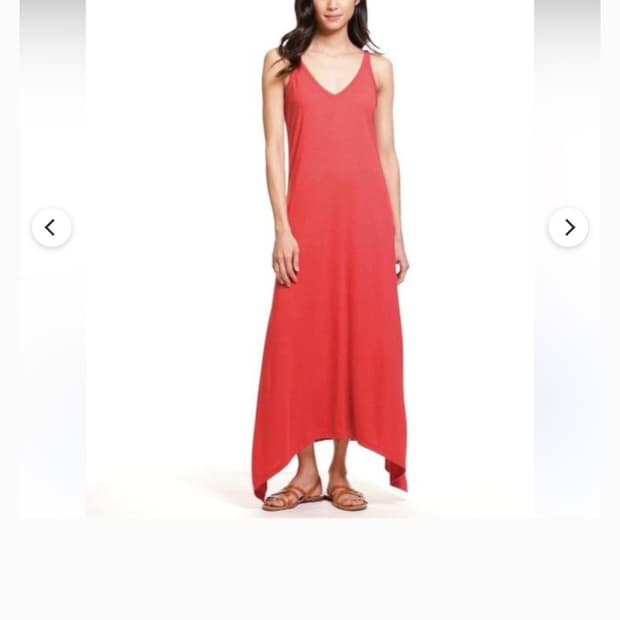 올드네이비 맥시 원피스 S/ 코랄 / 여름 바캉스 / 55~66