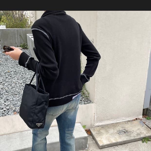 프라다 빈티지 포코노 토트백