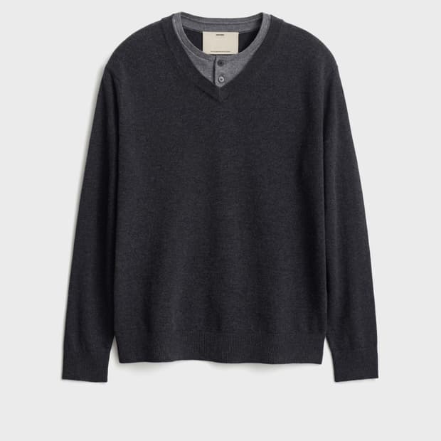 포터리 레이어드 니트