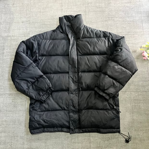 일본빈티지 Guffy 올드스쿨아메카지 스트릿 푸퍼패딩 블랙