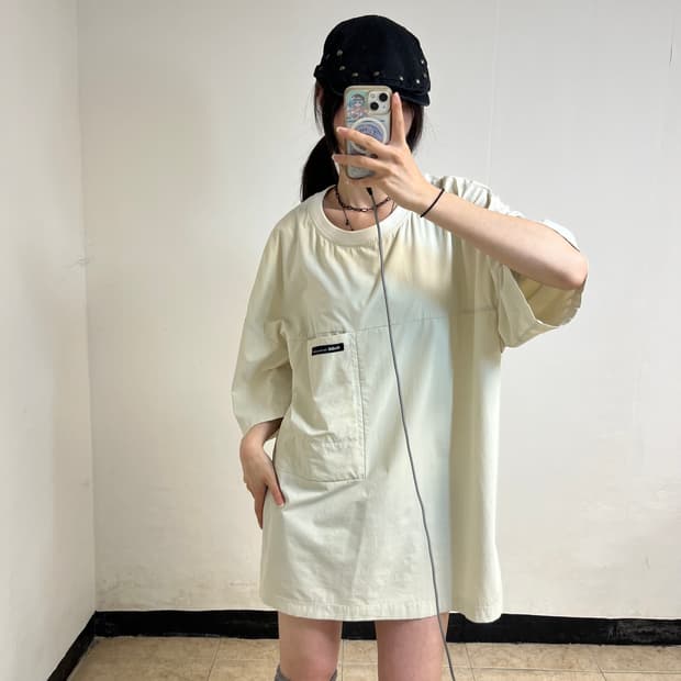 Kodak Beige Woven Short Sleeve
