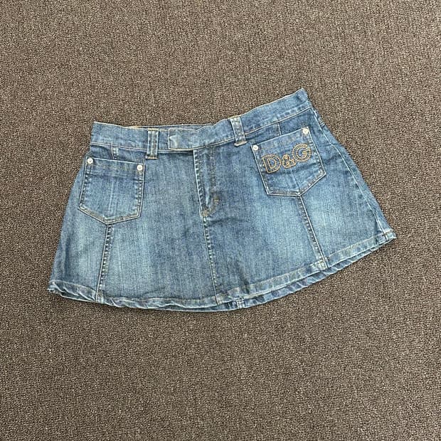26)Dolce&Gabbana 빈티지 데님 미니스커트