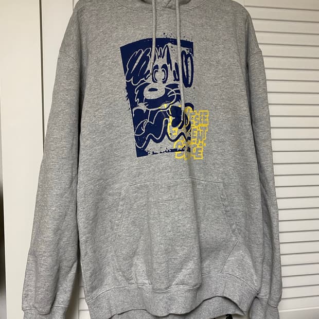 예스아이씨 울프 후드 티셔츠 m사이즈