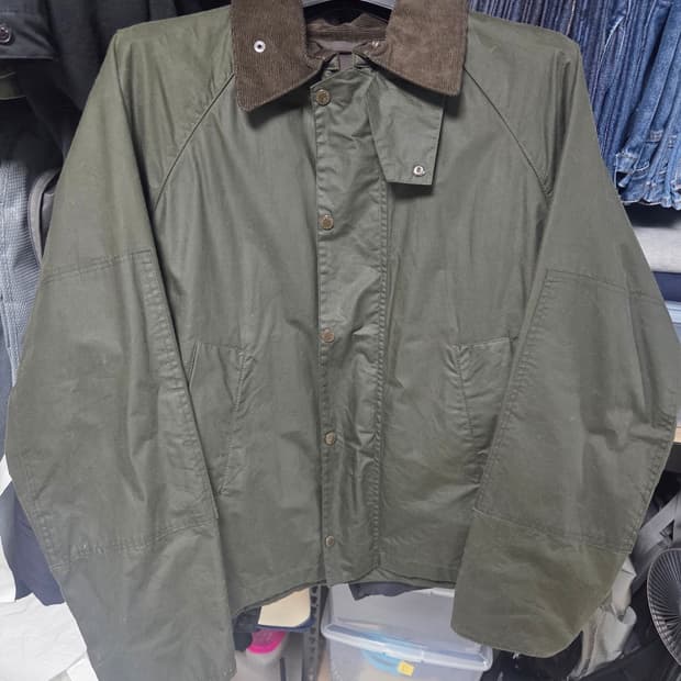바버 그라함자켓 카키 L