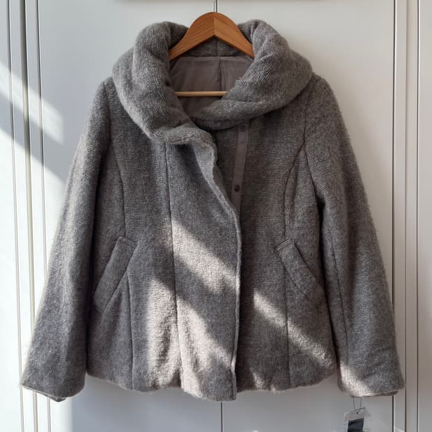 Blue label 만두 카라 시보리 패딩 점퍼