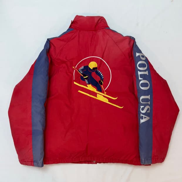 90s 폴로 랄프로렌 다운힐 스키 로라이프 패딩