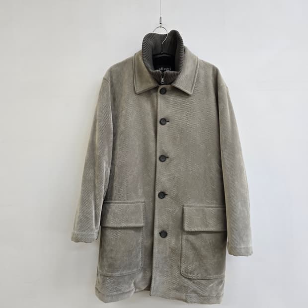 알레그리 터틀넥내피 코듀로이 겨울 코트