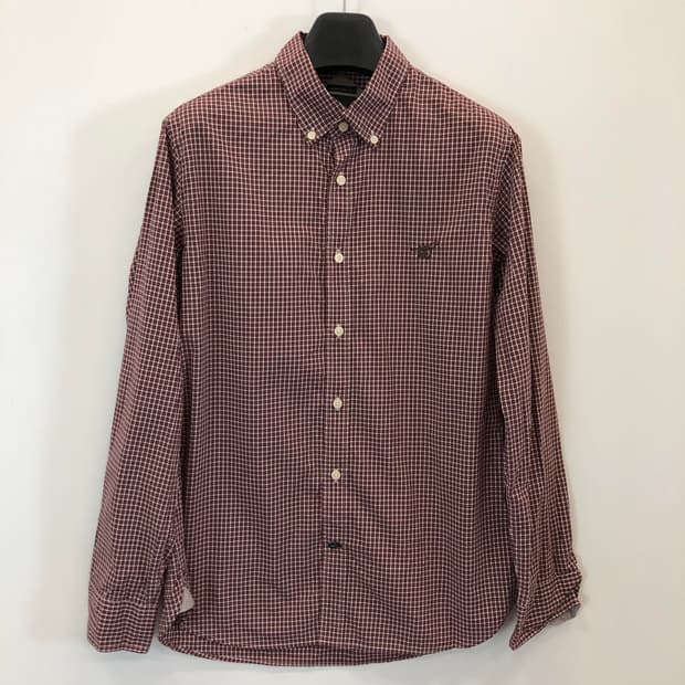 헨리코튼 이탈리안 슬림핏 깅엄셔츠 105