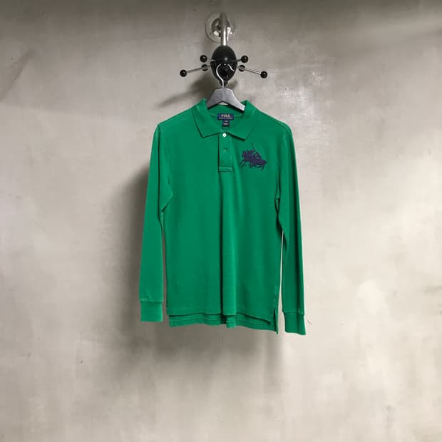 폴로 랄프로렌 빅포니 PK 긴팔 카라티 그린 L(W)