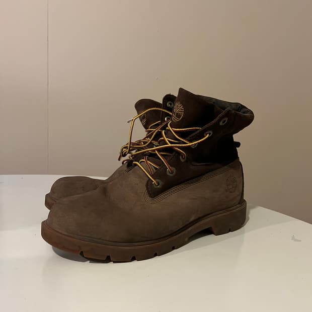 팀버랜드 롤탑 스웨이드 레이스업 부츠