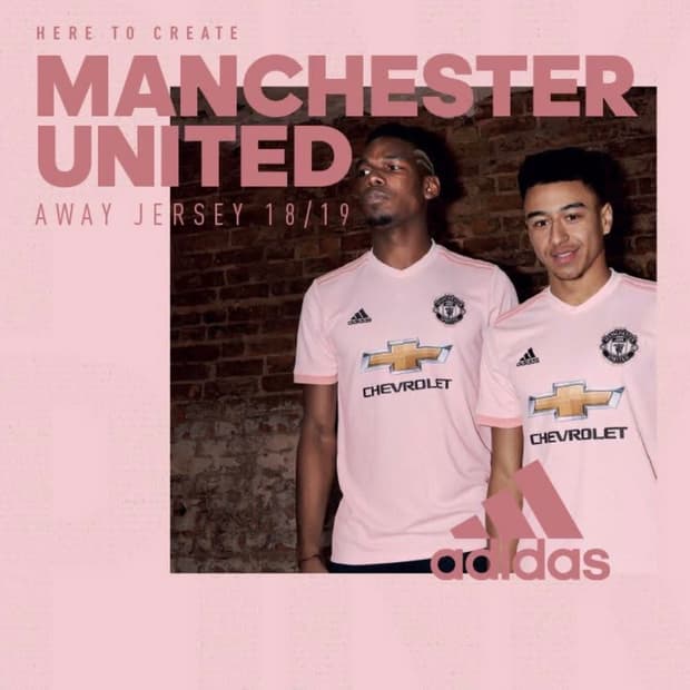 [XL] 아디다스 18-19 맨유 어웨이 노마킹 유니폼