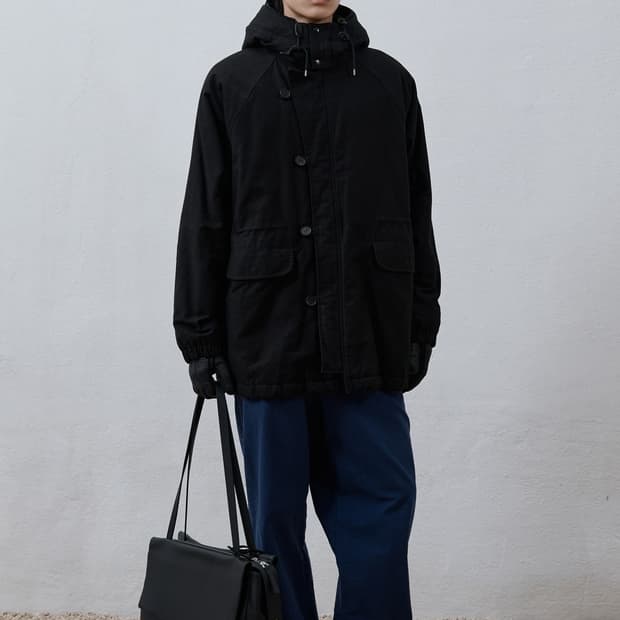 [구매] 유스 N3B 울파일 파카 블랙 L