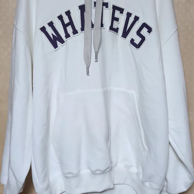 fmj 남성 오버핏 기모안감 후드티셔츠 새거! L사이즈