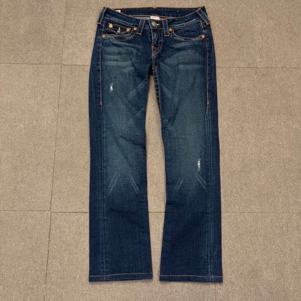 트루릴리젼 빌리 로우라이즈 부츠컷 28 