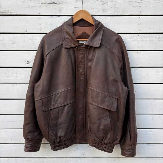 Vintage 빈티지 레더 가죽 자켓