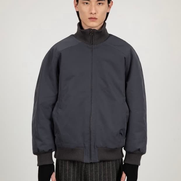 M) 아모멘토 리버시블 오버사이즈 시어링 점퍼