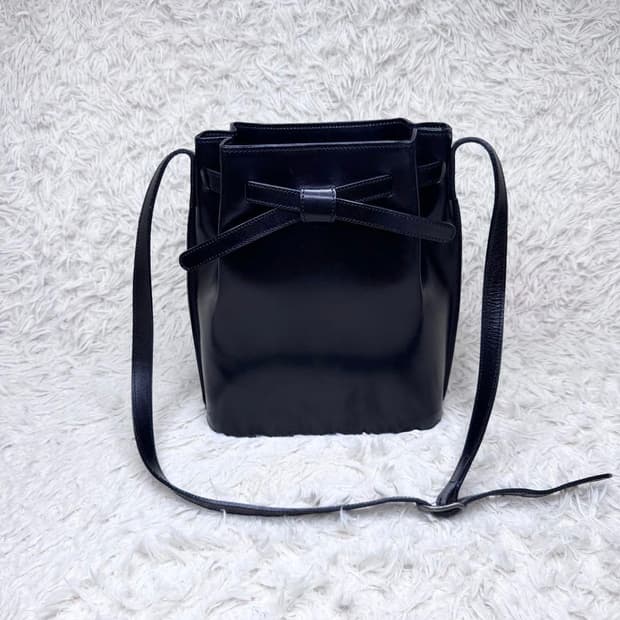 이세이미야케 디자인스튜디오 가죽 숄더백