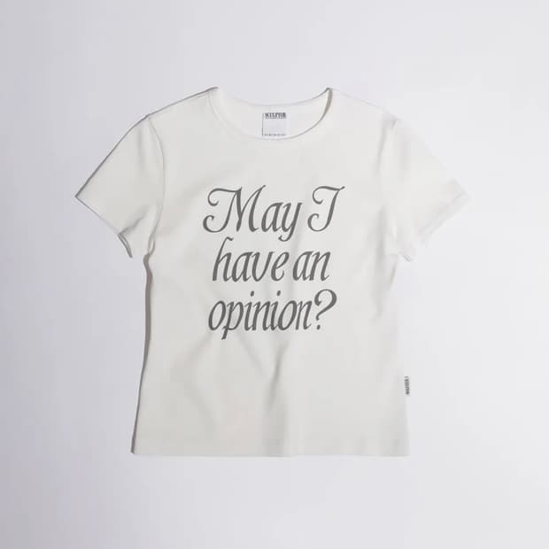 스컬프터 Opinion Tee White