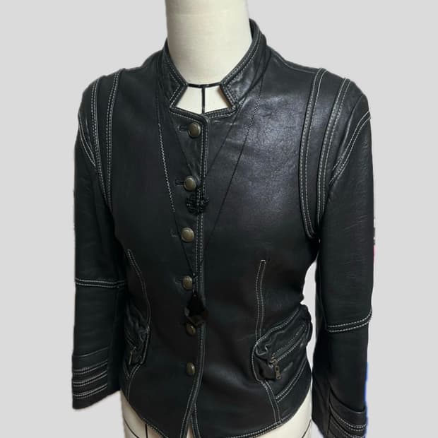 빈티지 양가죽 자켓