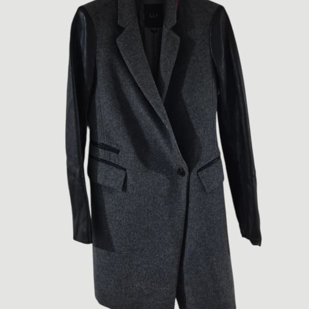 [85]지오송지오 여자 양가죽 울 코트