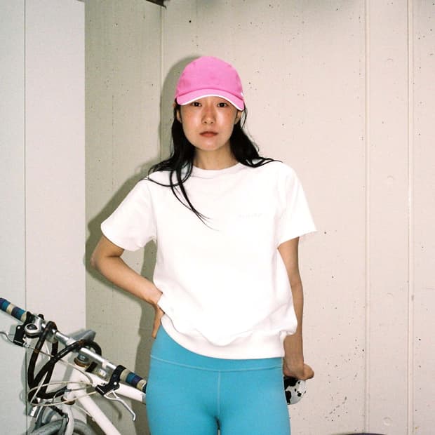 포니테일 스웻셔츠 반팔