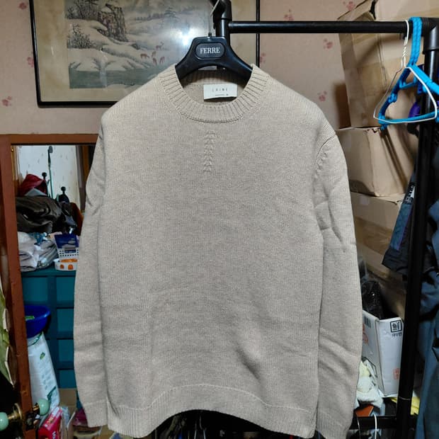 [LAINE]램스울 라운드넥 니트 M사이즈