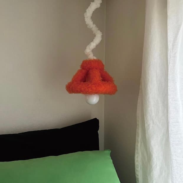 Illu 일루 curly woolly lamp 조명