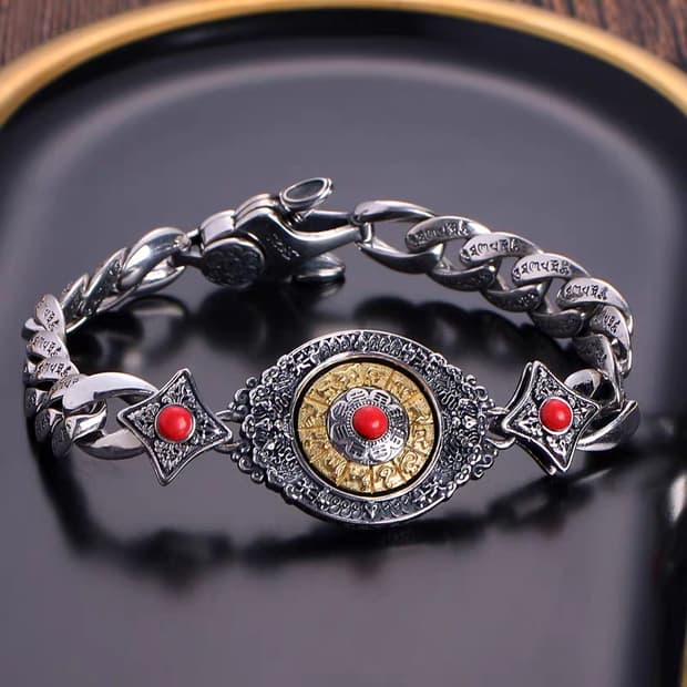 Oceanora 회전형 S925 실버 팔찌