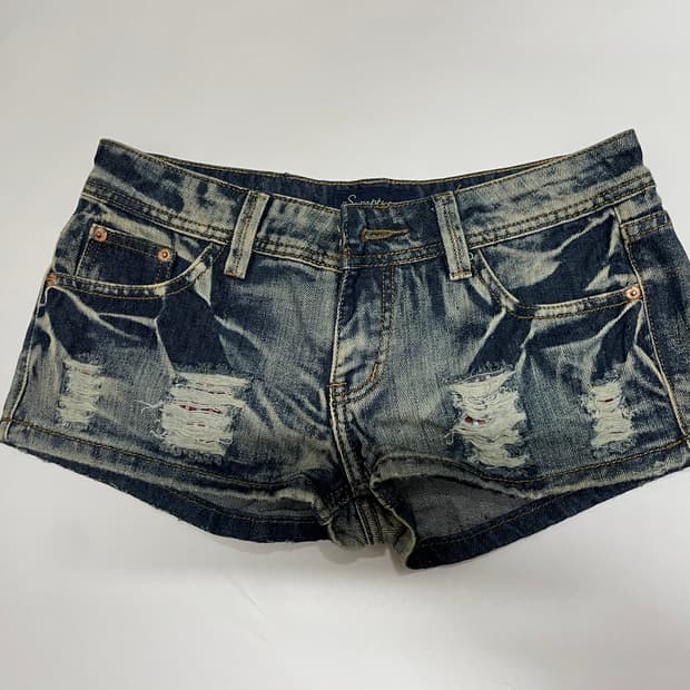 Shop 502 데님 워싱 숏팬츠