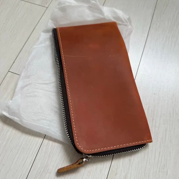 100%소가죽 지갑