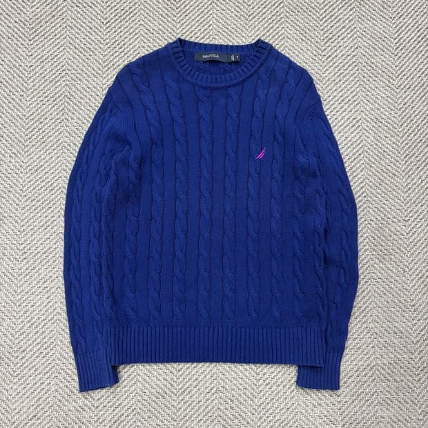 노티카 케이블 코튼 니트 v2281