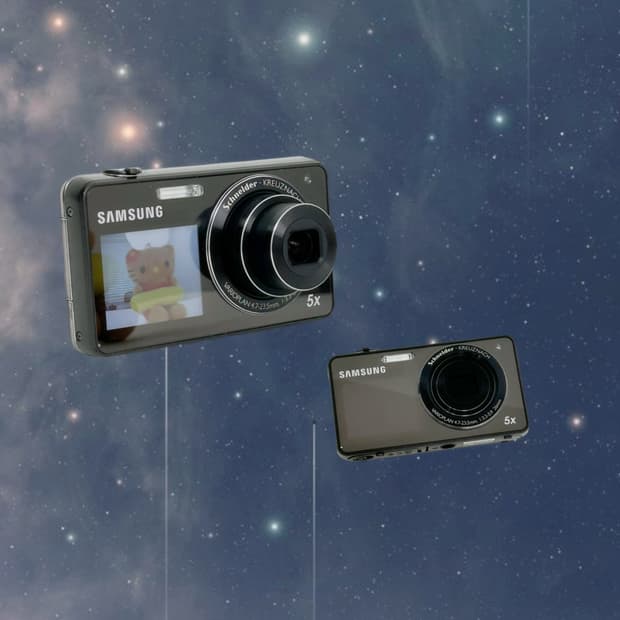 셀카모드!) 삼성 블루 st700 Vluu 빈티지 디카