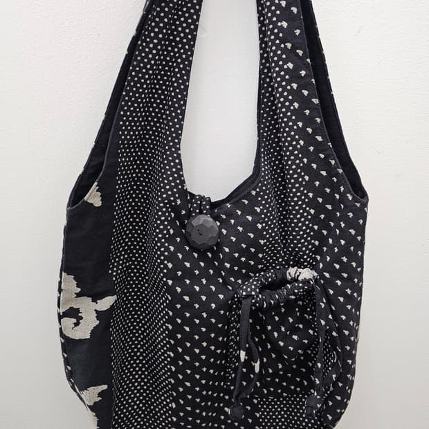 Japan 패브릭 패턴 숄더백