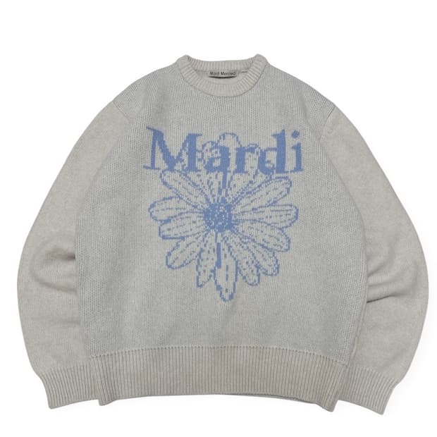 마르디 메크르디 플라워 니트 스웨터