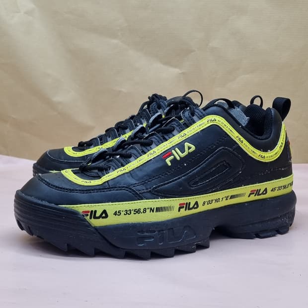 휠라 디스럽터2 옐로우 남성운동화 265