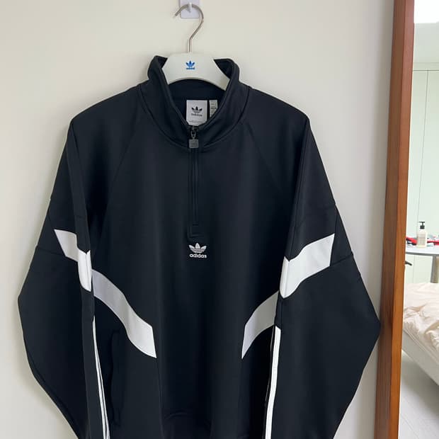 아디다스 하프집업 맨투맨 110 2XL