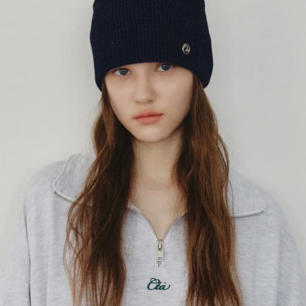 씨타 헤어밴드 블랙 Waffle Knit Hair Band CTA944