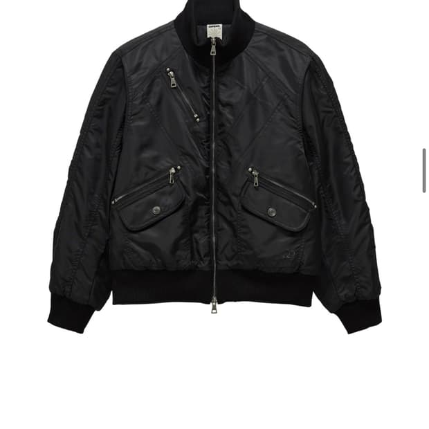 단델 ma-1 DD cropped studded jacket