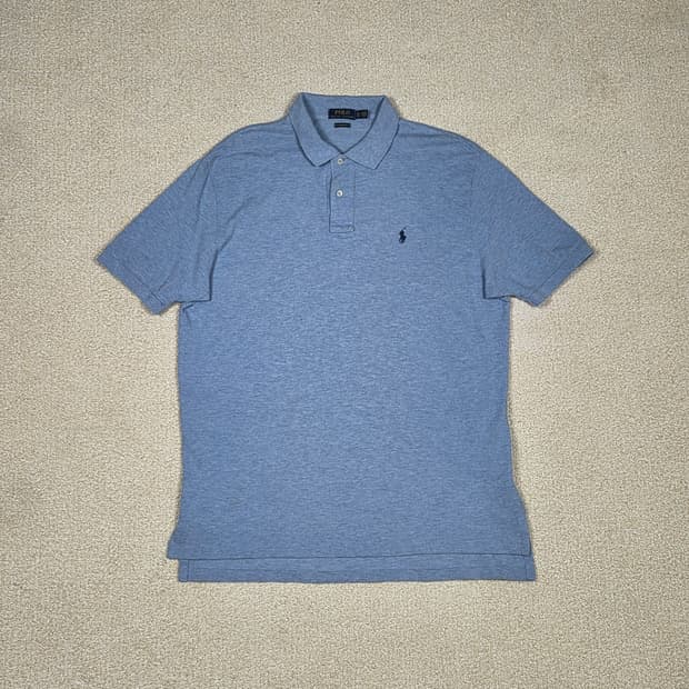 [폴로 랄프로렌] 클래식 핏 코튼 메쉬 카라 반팔 티셔츠 | S00066
