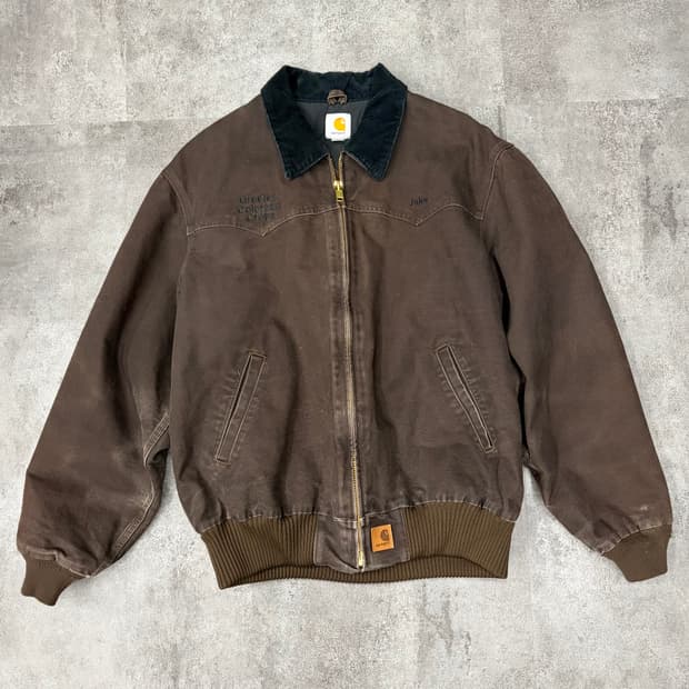 10s 칼하트 산타페 j14 dkb 브라운 자켓
