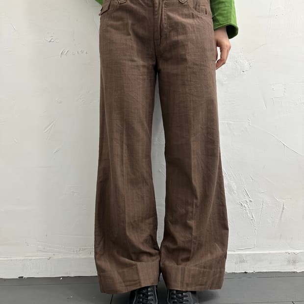 y2k brown pants
