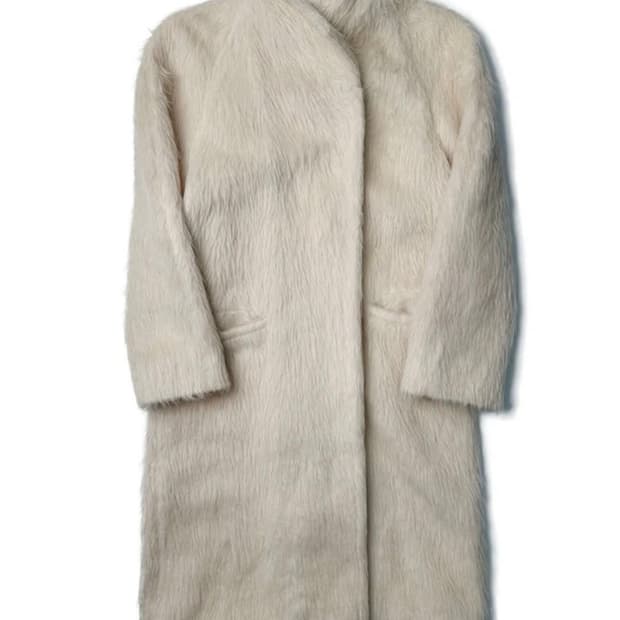 발렌시아가 모헤어 코트