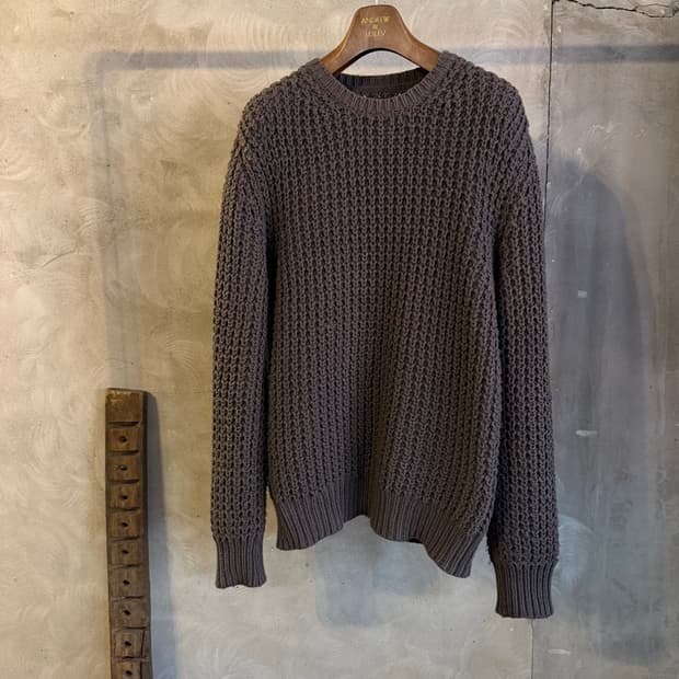 올세인츠 와플 니트 100