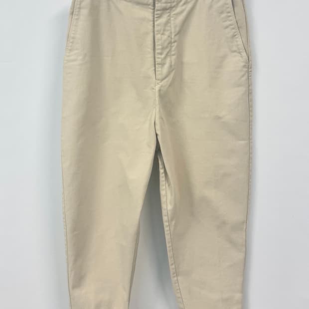 AMI PARIS 아미 배기핏 베이지 컬러 데님 L